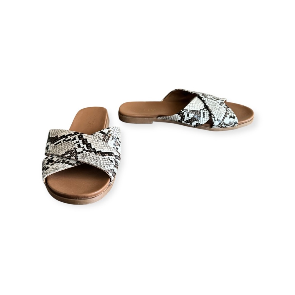 ABOUND Sandals shoes summer snake pattern Sz 5